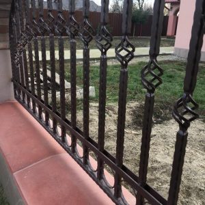 Poarta si gard fier forjat Aracada
